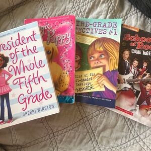 Scholastic, Nickelodeon Kids Book Collection - Pink, Blue, Yellow, White